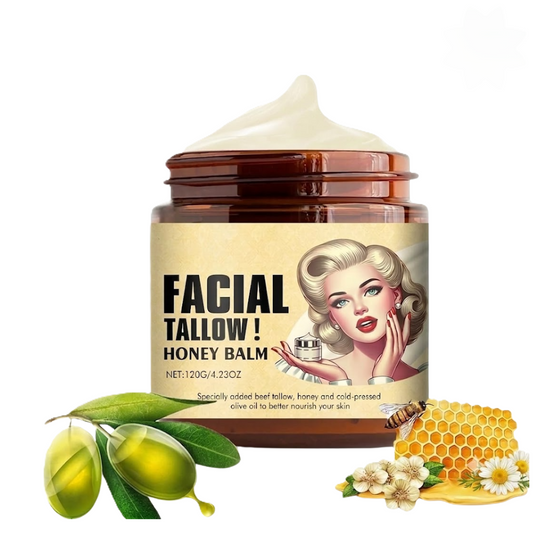 HoneyGold™ Bálsamo Facial Hidratante y Reparador con Miel y Sebo Natural